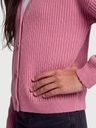 Strickjacke V-Neck gerippt 2