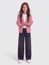 Strickjacke V-Neck gerippt 7