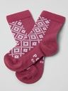 Gemusterte Kinder-Merinowoll-Socken 2