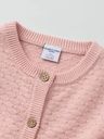 Mädchen-Feinstrick-Cardigan Bio-Baumwolle 2