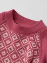 Merino-Langarm-Body mit Jacquardmuster 2