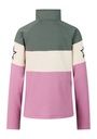 Farbiger Mädchen-Fleecepulli mit 1/4-Zip 2