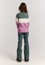 Farbiger Mädchen-Fleecepulli mit 1/4-Zip 4