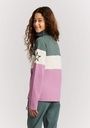 Farbiger Mädchen-Fleecepulli mit 1/4-Zip 5