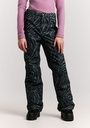Wasserfeste Mädchen-Skihose mit Zebramuster 8