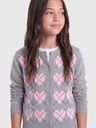 Strickjacke mit Herzjacquard 4