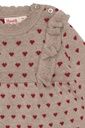 Baby Strickkleid Herzen 3