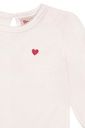 Mädchen Langarmshirt Herzstickerei 3