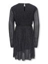 Festliches Kleid Langarm Glitzer 2