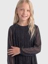 Festliches Kleid Langarm Glitzer 4