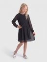 Festliches Kleid Langarm Glitzer 7