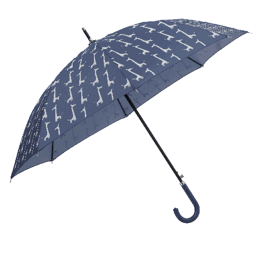 [01-21433.3] Kinder-Regenschirm lustiger Print (Blau)