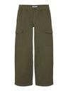 Bequeme Cargo-Mädchenhose mit weitem Bein