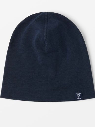 [01-30288.2] Feine Mütze aus Merinowolle (Dunkelblau, 44)