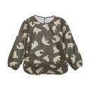 Pu Apron Aop W Sleeves