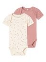 2er-Pack kurzärmlige Babybodies  Mädchen