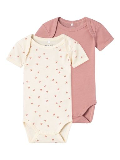 [01-31245.0] 2er-Pack kurzärmlige Babybodies  Mädchen (50)