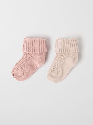 [01-31931.23] 2-er Pack Baby Söckchen (Rosa, 19)