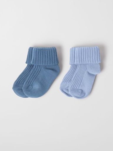 [01-31931.28] 2-er Pack Baby Söckchen (Babyblau, 19)