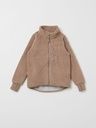Winddichte Teddyfleecejacke einfarbig