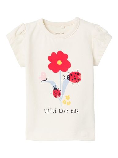 [01-32543.0] Baby-T-Shirt mit Marienkäfer (Creme, 56)
