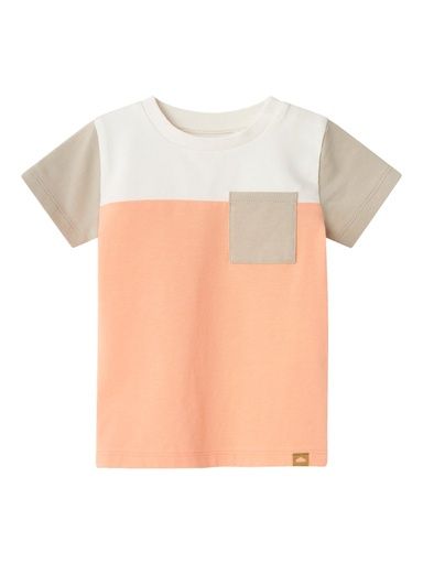 [01-32625.1] Baby-T-Shirt Brusttasche (Koralle, 56)