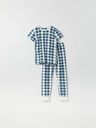 Kinderpyjama-Set kurzärmlige Bio-Baumwolle