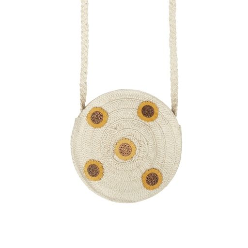 [01-33091.0] Mädchen Korbtäschchen mit Sonnenblumen