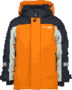 Wasserdichte Kinder-Winterjacke mehrfarbig