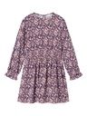 Gemustertes Mädchen Langarmkleid