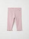Mädchen Babyleggings gerippt