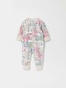 Baby-Pyjama Reisverschluss Einhornprint