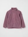 Gestreifte Kinder-Fleecejacke