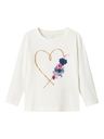 Longsleeve Top mit Herz Print