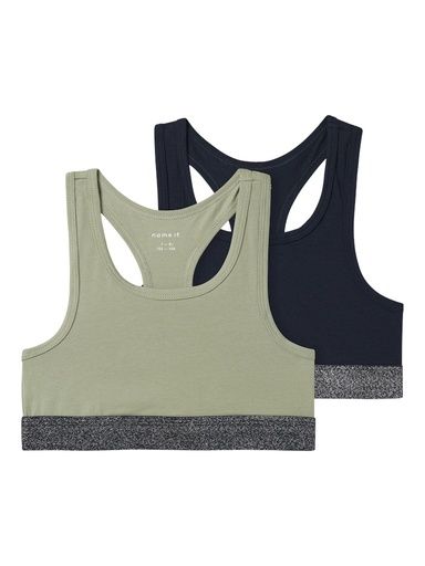 [01-33578.16] 2-Pack Top Girls-Kids (Hellgrün, 122-128)