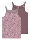 Strap-Top Blumen Muster
