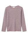 Longsleeve aus Wolle einfarbig