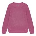 Mädchen Strickpullover einfarbig