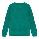Mädchen Strickpullover einfarbig