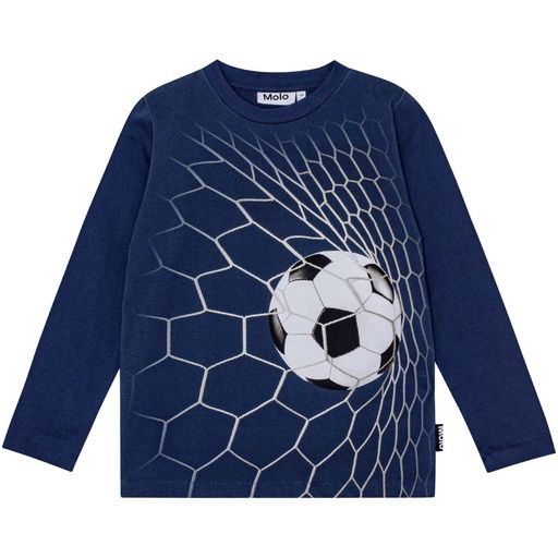 [01-34026.5] Knaben Langarmshirt Fussball-Aufdruck (104)