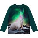 Jungen Langarmshirt Eisbär-Fotodruck
