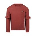 Süsser Mädchen Pullover Rüschenärmel