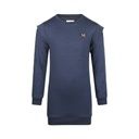 Warmes Mädchen Sweat-Kleid mit Rüschenärmel