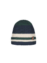 Mugear gestreifte Knaben-Wintermütze Grobstrick