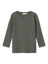 Longsleeve Top aus Wolle gestreift 