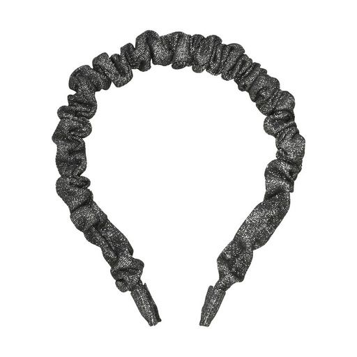 [01-34327.1] Schicker Kinder-Haarreifen mit Glittereffekt (Schwarz)