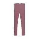 Leggings gerippt mit Spitzenabschluss