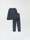 Langarm Pyjama mit Weltallprint