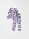 Mädchen Pyjama Set Blumendruck