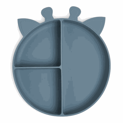 [01-34668.2] Kinder-Essteller aus Silikon (Blau)